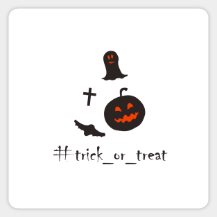 Trick or treat Sticker